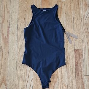 SKIMS Black Sleeveless Bodysuit